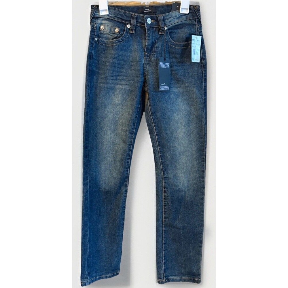 True Religion Junior Geno Slim Fit Straight Jeans, Size 14